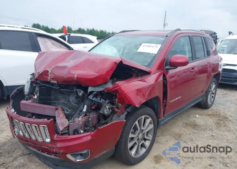 2017 Jeep Compass High Altitude Fwd из США, поврежденный, VIN 1C4NJCEA0HD119421